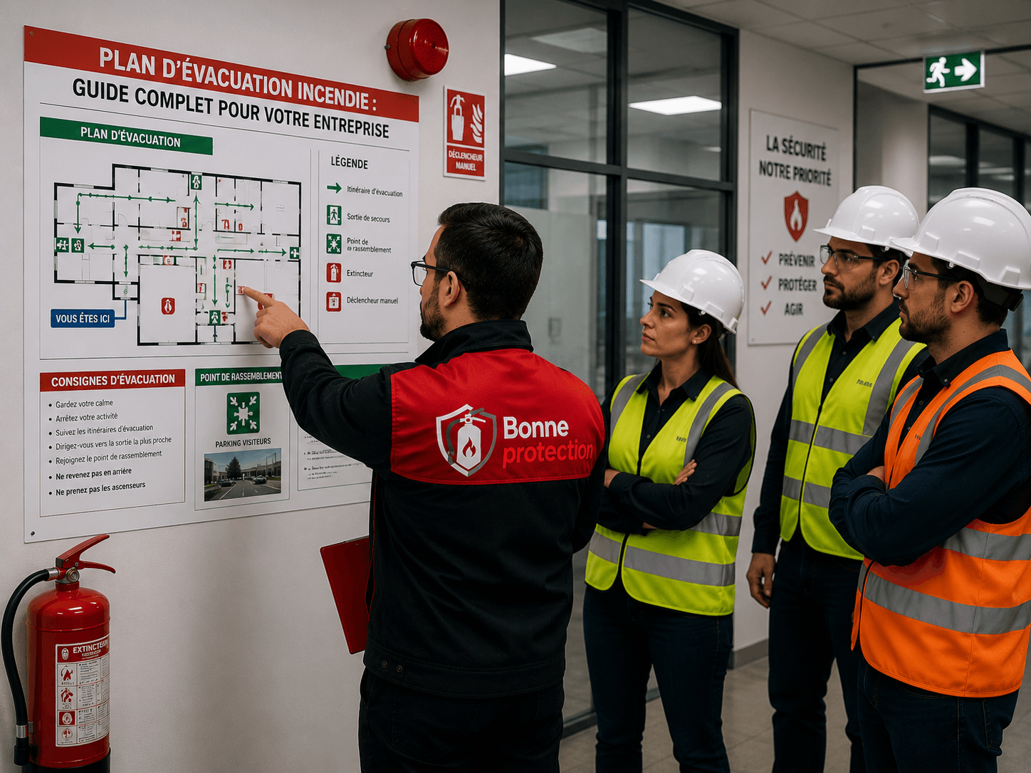 Plan d'évacuation incendie : guide complet pour votre entreprise