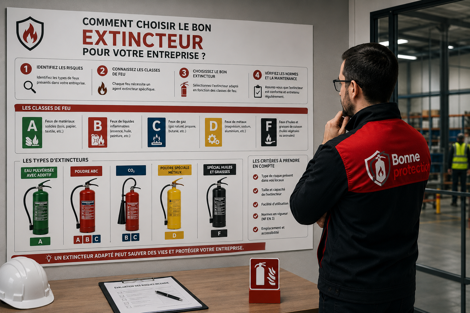 Comment choisir le bon extincteur pour votre entreprise ?